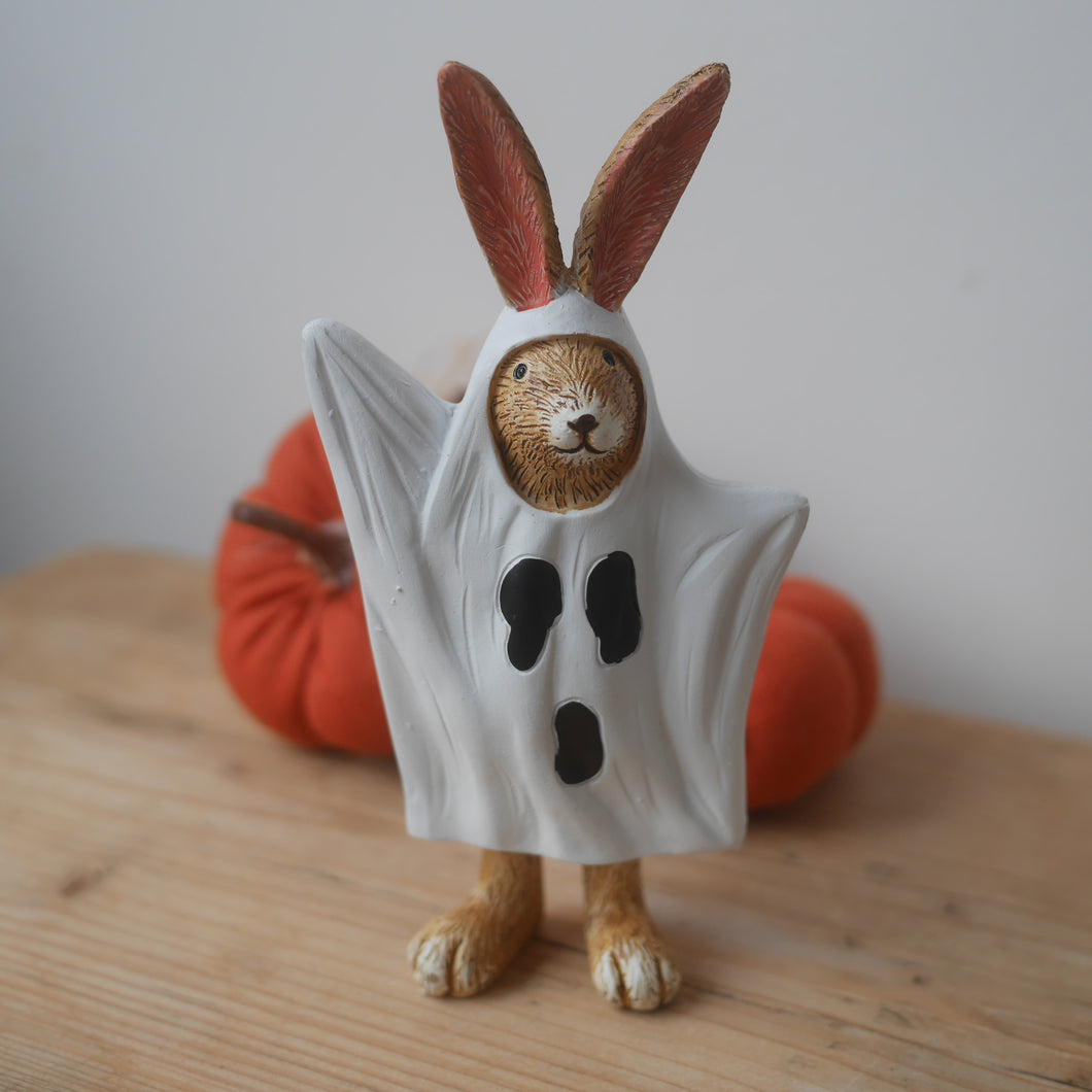 New Design | Cute Ghost Bunny Ornament | Halloween Ornament | Rabbit Ornament