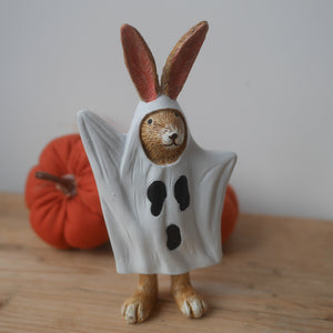 New Design | Cute Ghost Bunny Ornament | Halloween Ornament | Rabbit Ornament