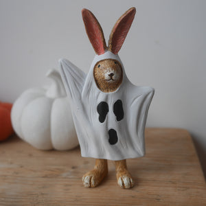 New Design | Cute Ghost Bunny Ornament | Halloween Ornament | Rabbit Ornament