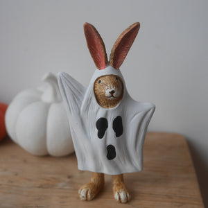 New Design | Cute Ghost Bunny Ornament | Halloween Ornament | Rabbit Ornament