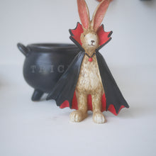 Load image into Gallery viewer, Vampire Bunny Halloween Decor| Vampire | Bunny Range | Halloween Decor | Bunny Ornament
