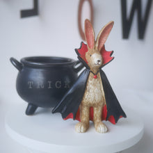 Load image into Gallery viewer, Vampire Bunny Halloween Decor| Vampire | Bunny Range | Halloween Decor | Bunny Ornament
