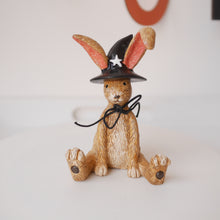 Load image into Gallery viewer, New Design Sitting Halloween Witch Rabbit Standing Decoration | Resin Rabbit | Bunny Decoration | Halloween Decor
