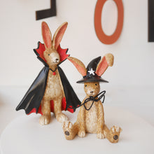 Load image into Gallery viewer, New Design Sitting Halloween Witch Rabbit Standing Decoration | Resin Rabbit | Bunny Decoration | Halloween Decor
